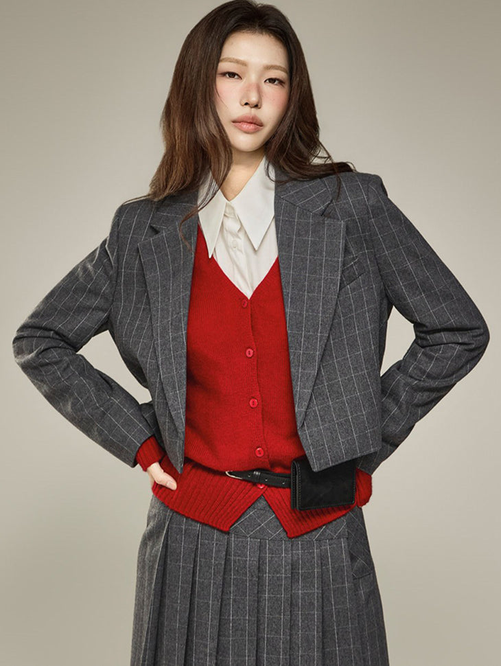 J3346 Tailored Crop Jacket