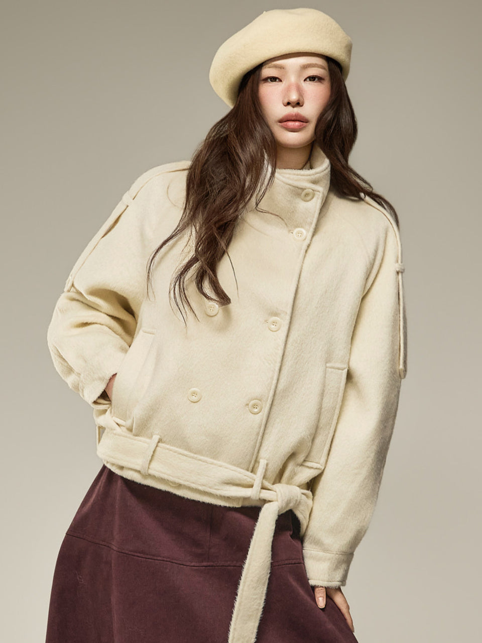 J3340 Double Half Coat