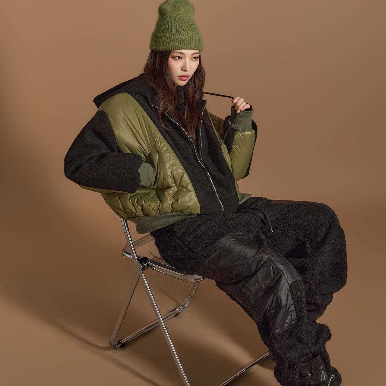 J2561 撞色棉服