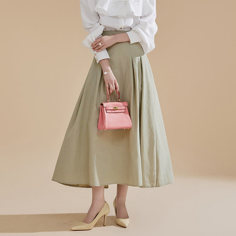 SK2673 Pintuck Flared Skirt