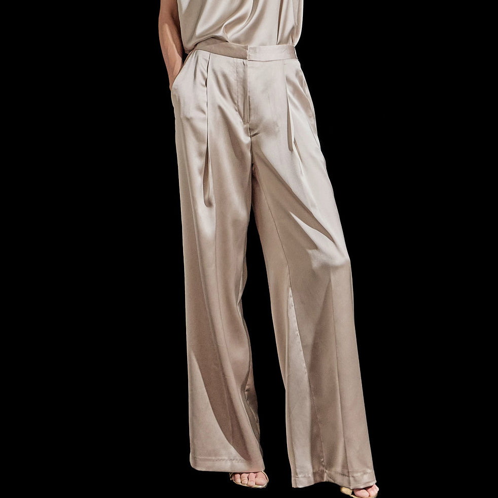 P3177 Satin Slacks