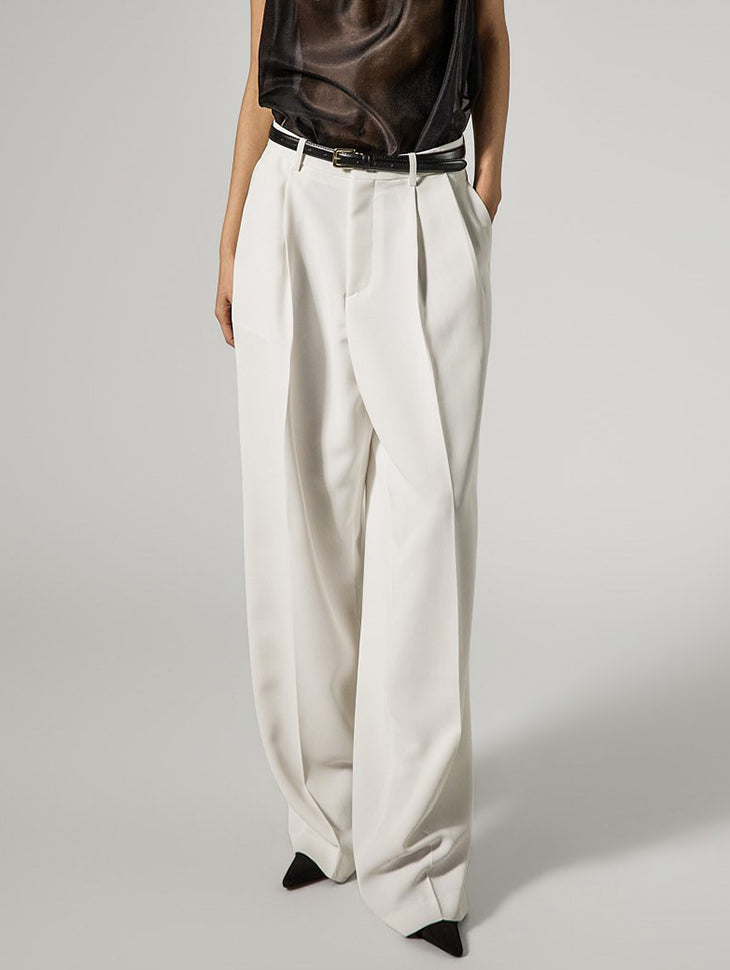 P3743 Two-Tuck Wide Slacks
