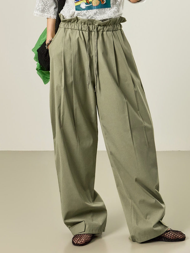 P3821 Shirred Waist Pants