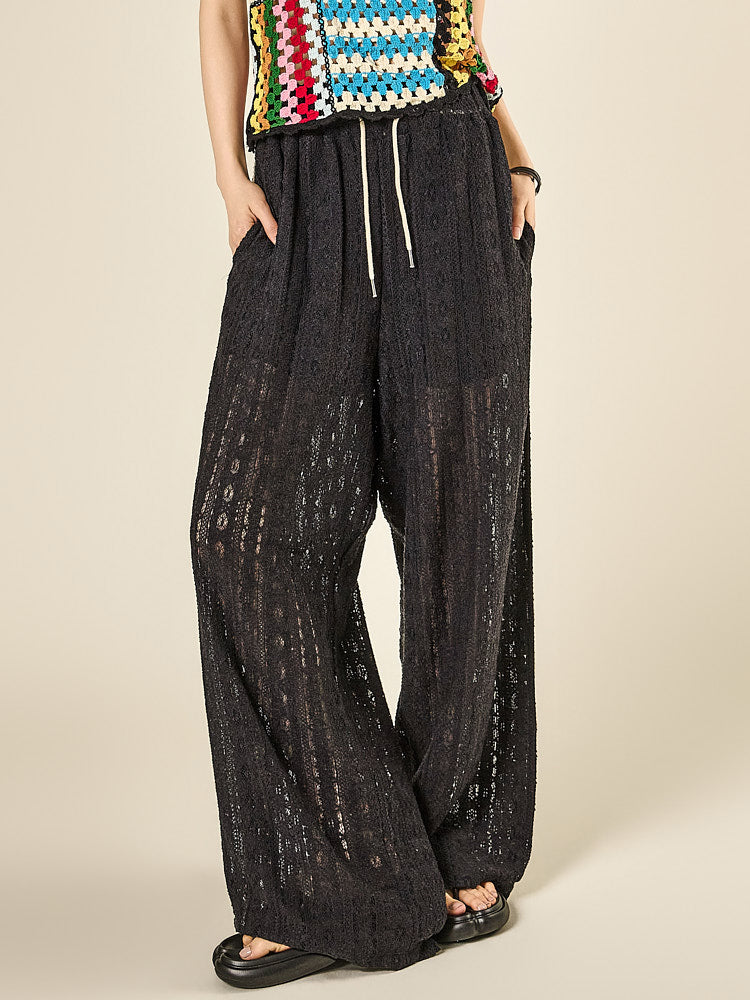P3867 Flower Lace Pants