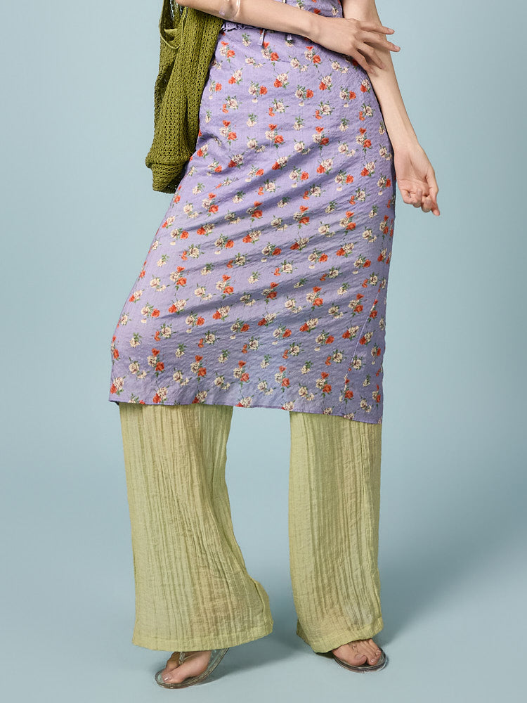 P3891 Linen Wide Pants