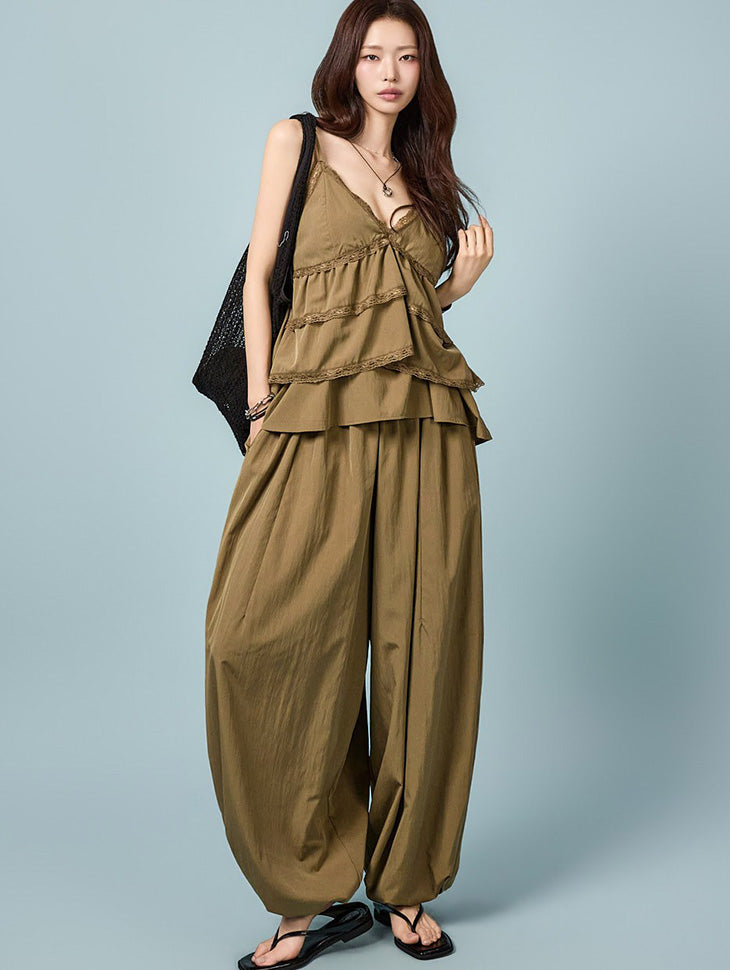TP2456 Sleeveless Top and Pants Set