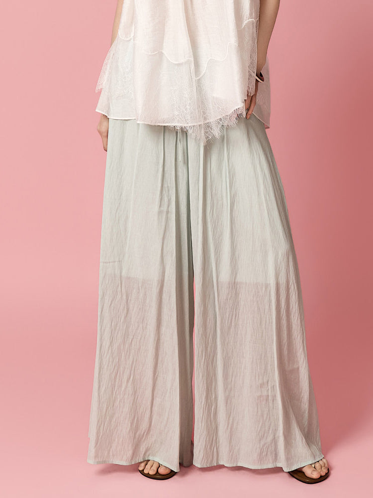 P3898 Sheer Wide Pants