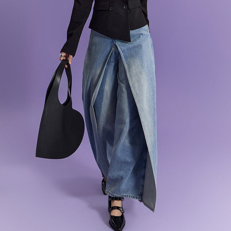 PJ493 Wide Skirt Jeans