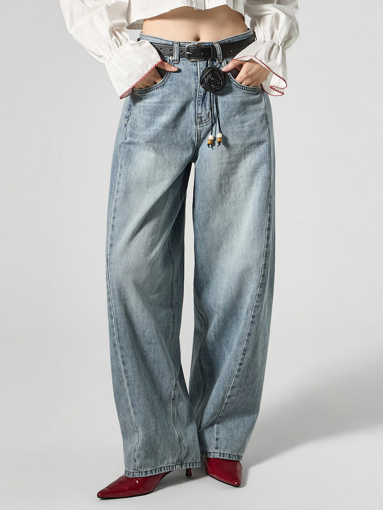 PJ631 Semi-Balloon Jeans