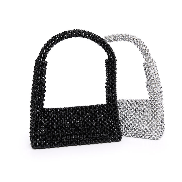 A-1511 Bead Mini Square Shoulder Bag