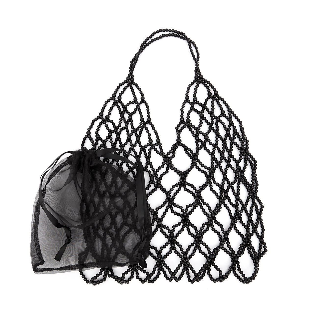 A-1591 Beaded Net Bag