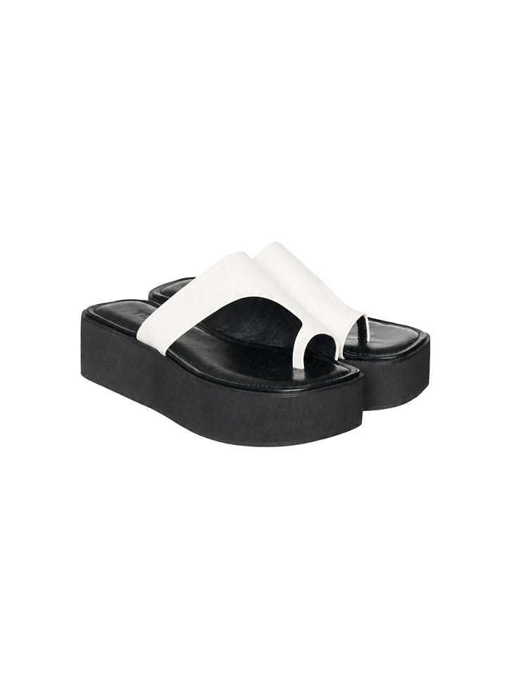 AR-3599 Platform Open-Toe Slippers
