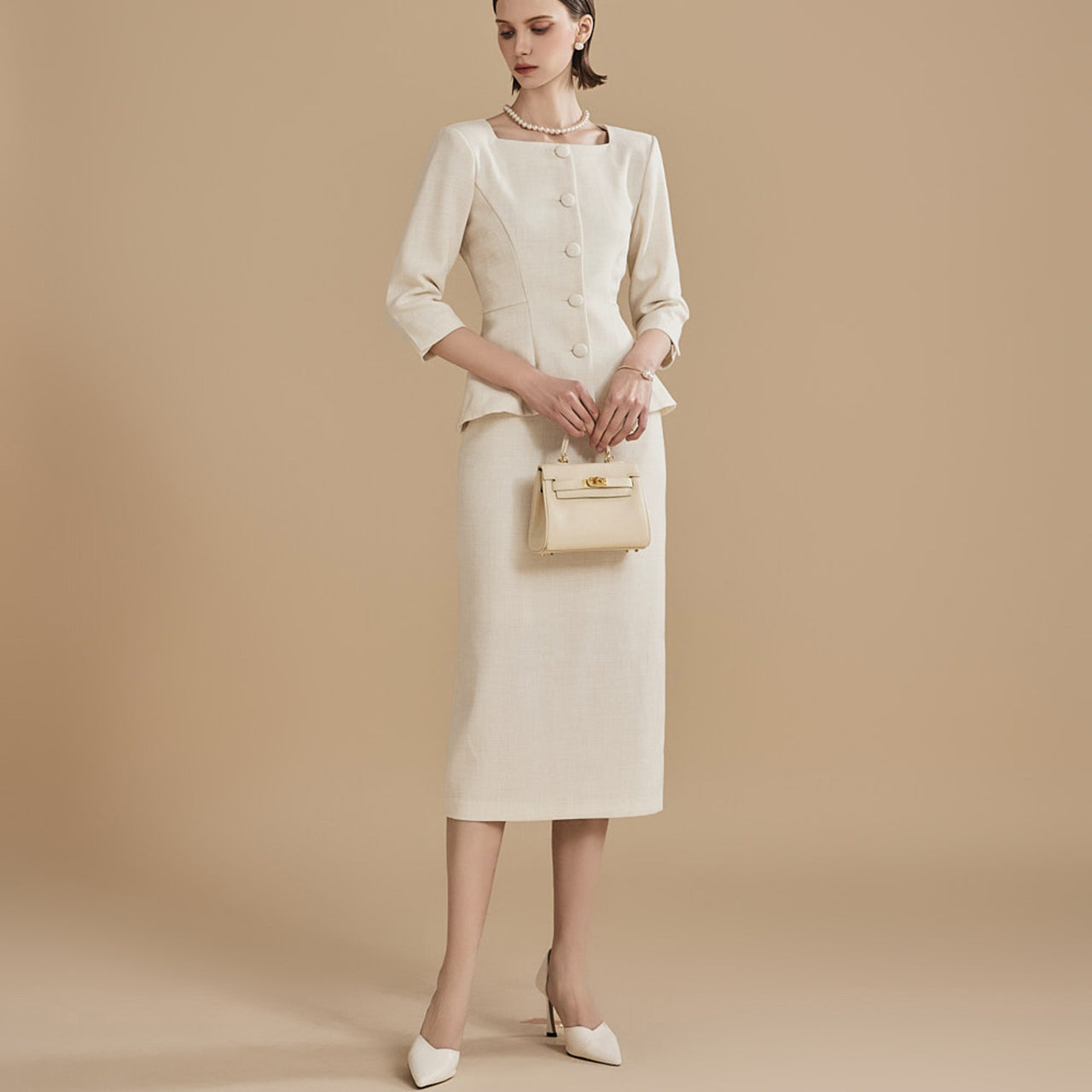 D4949 Jacket and Skirt Two-piece