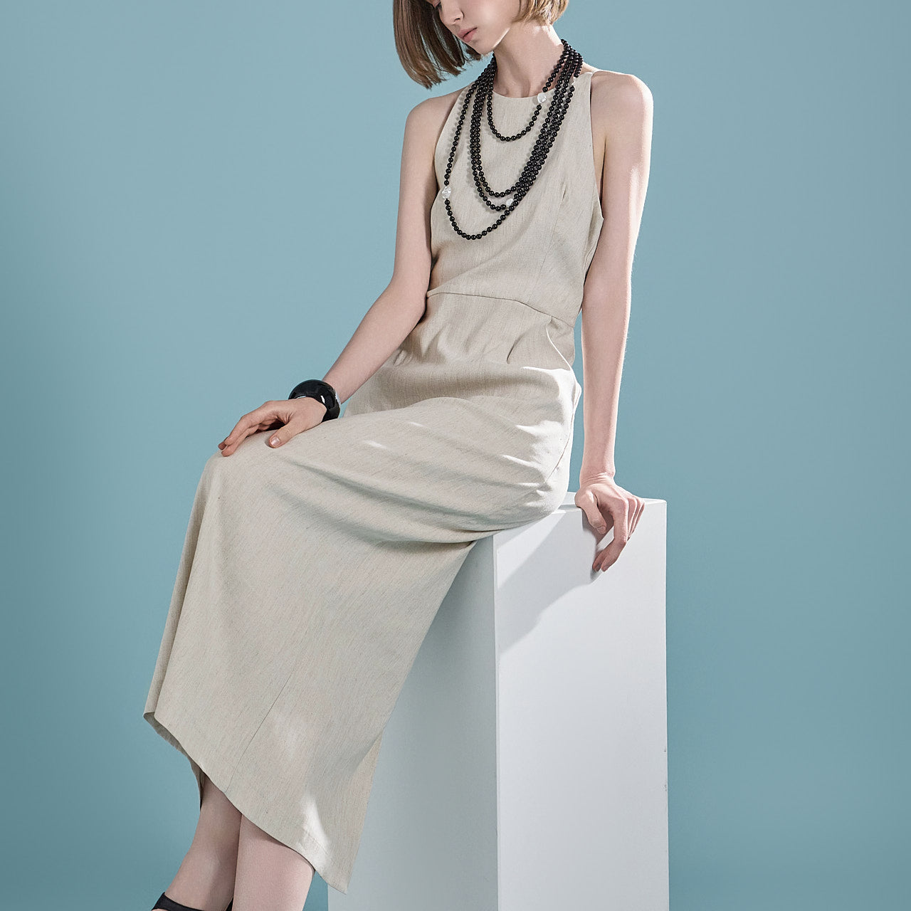 D5024 Linen Dress