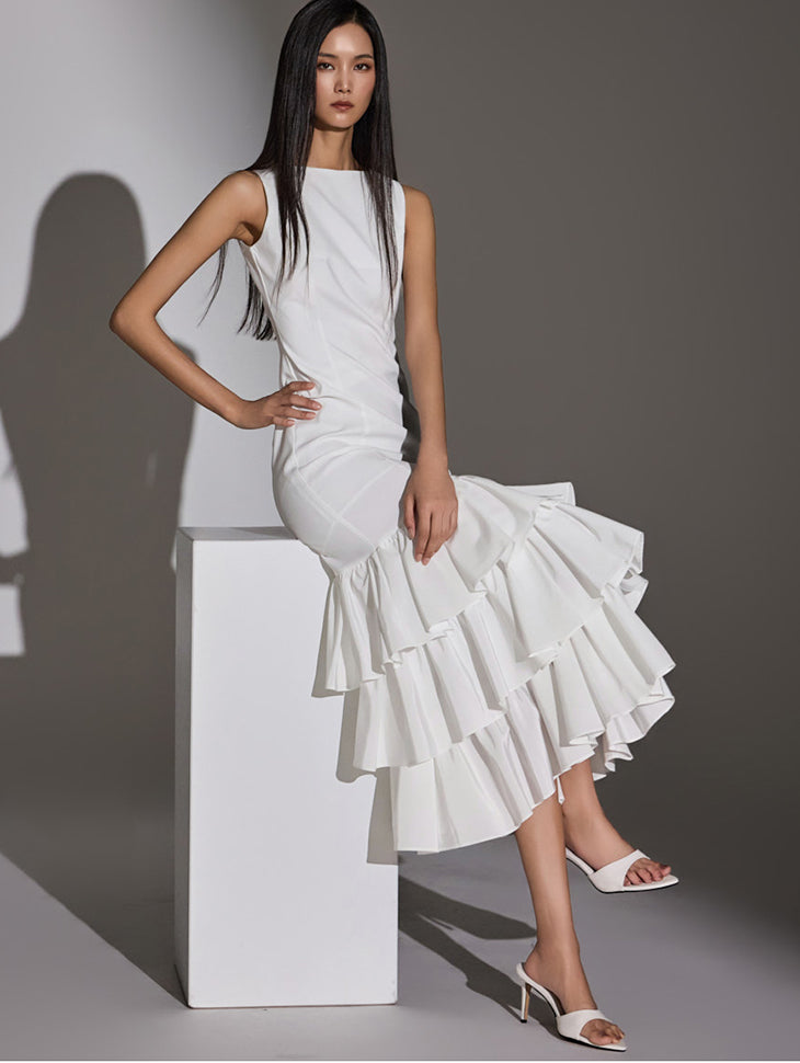 D9483 Tiered Dress