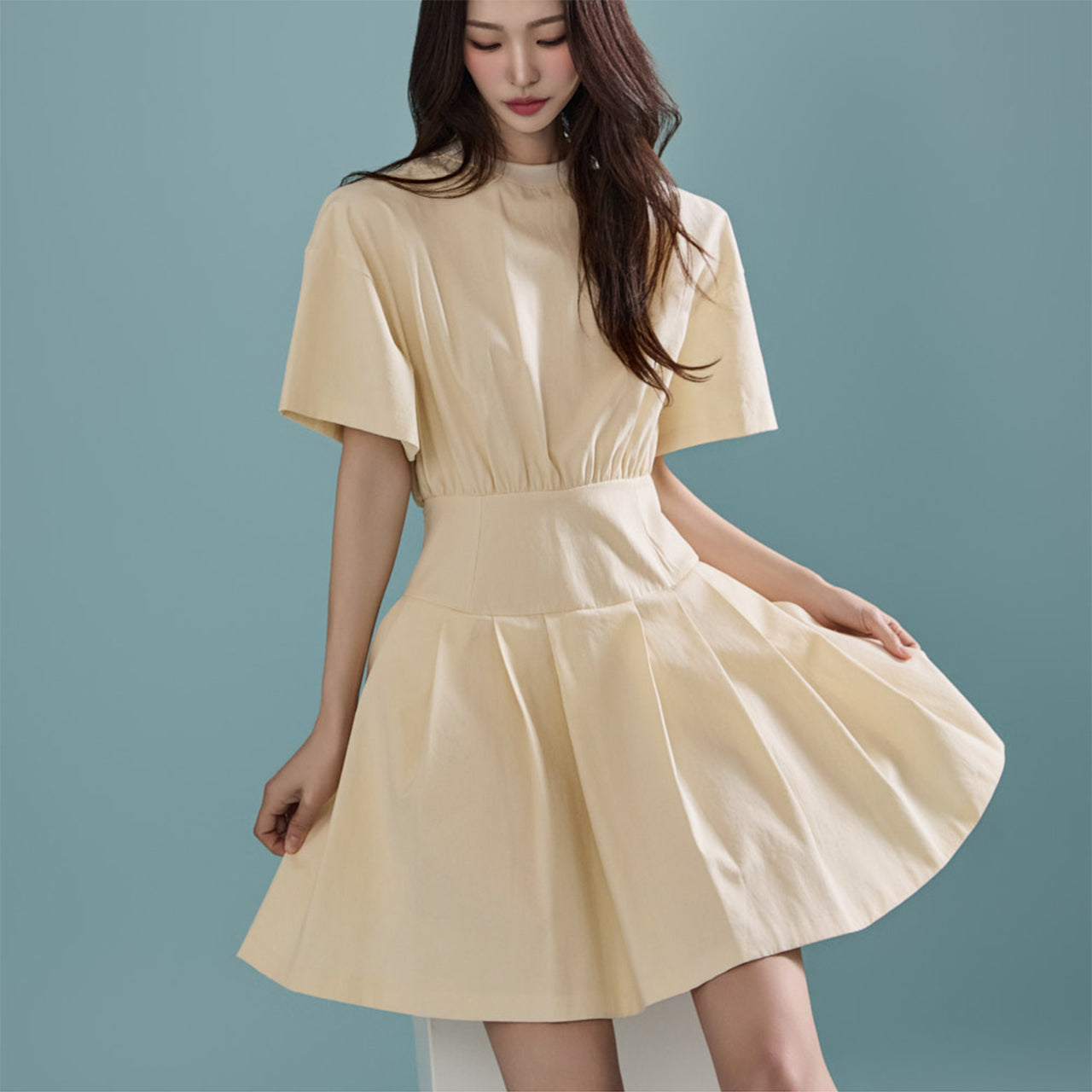 D4991 Flare Mini Dress