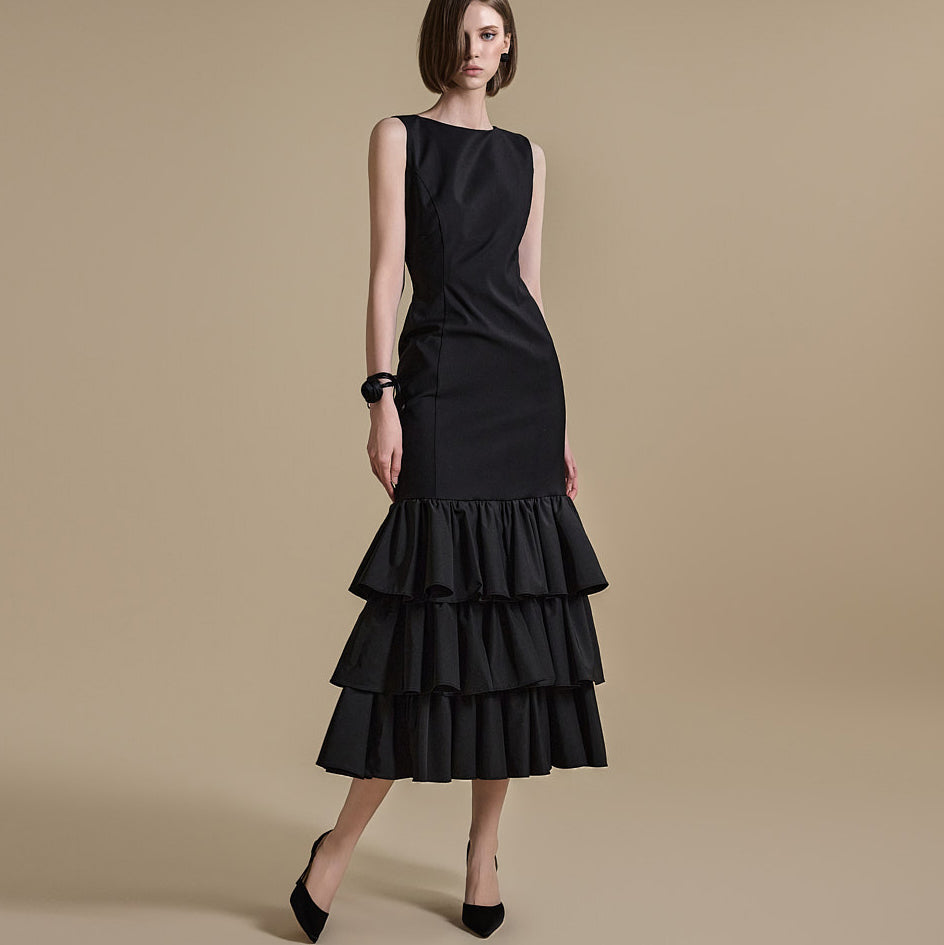 D9483 Tiered Dress