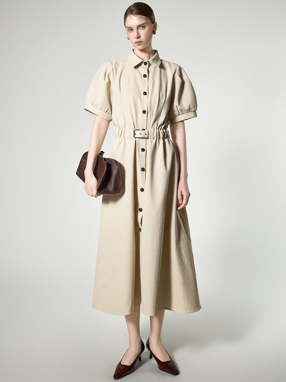 D5519 Belted Dress