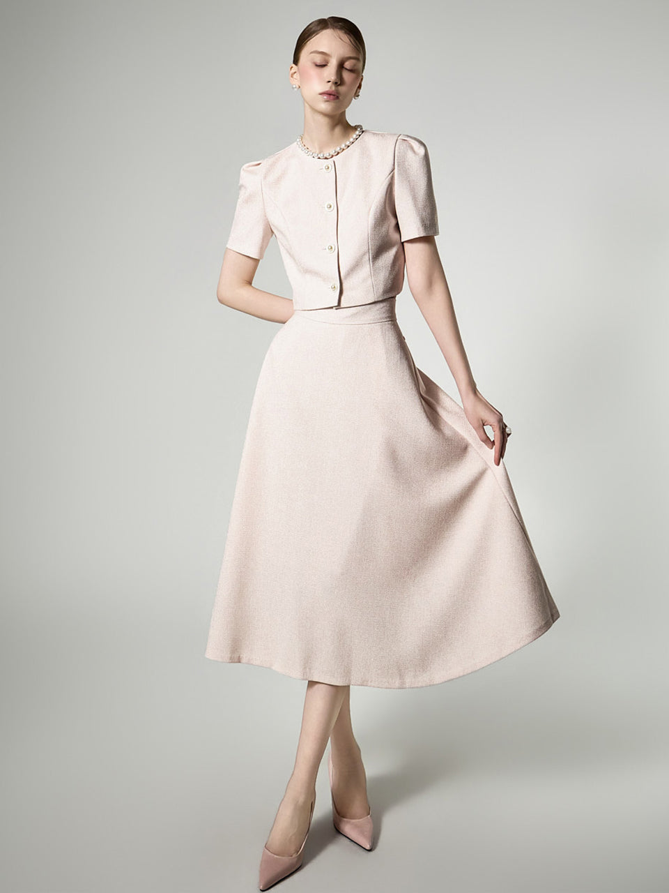 D5524 Tweed Pearl Burton Two Piece