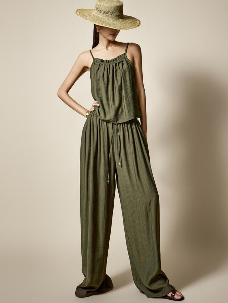 D5585 Kylie Shirred Two-Piece