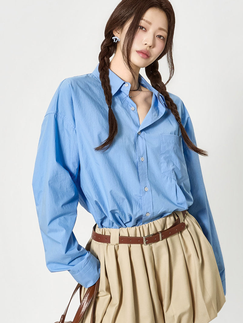 S840 Pintuck Overshirts