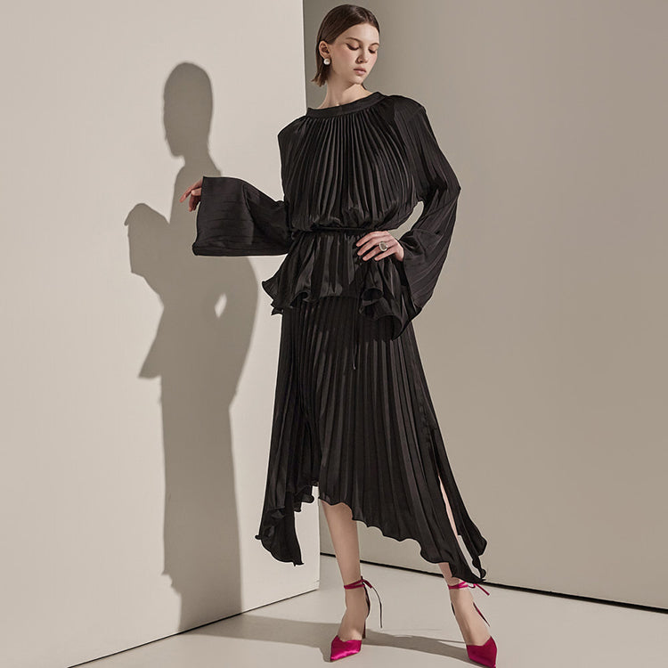 TP1769 Pleats Blouse Two-piece Set(Strap Set)