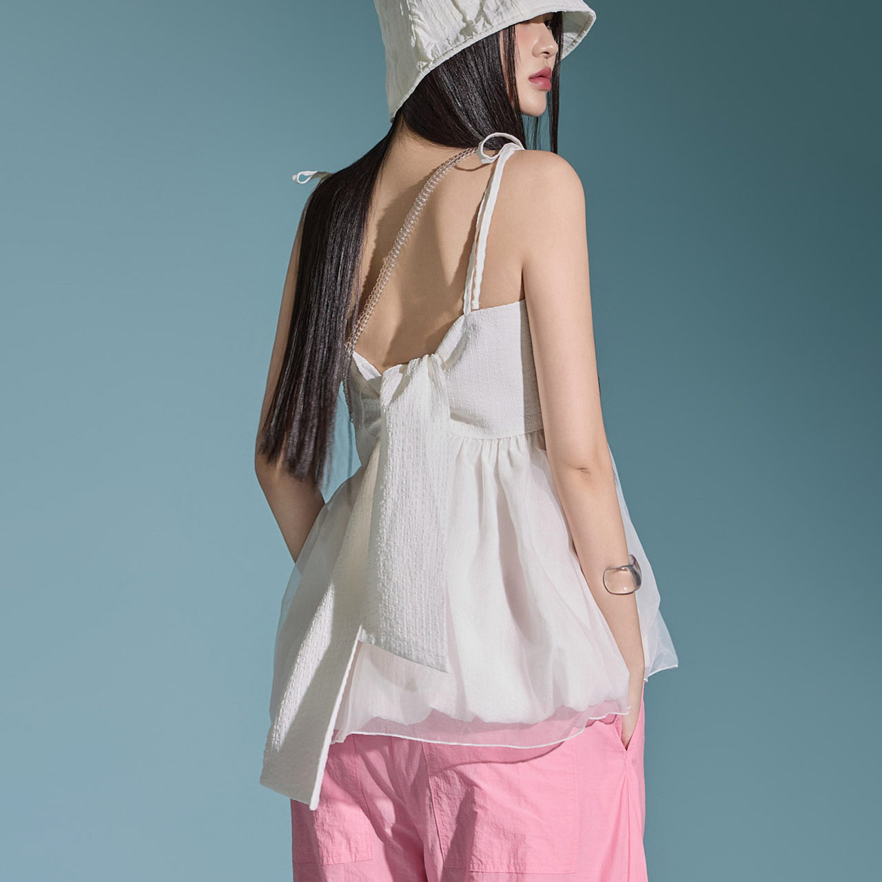 B2968 Tulle Blouse