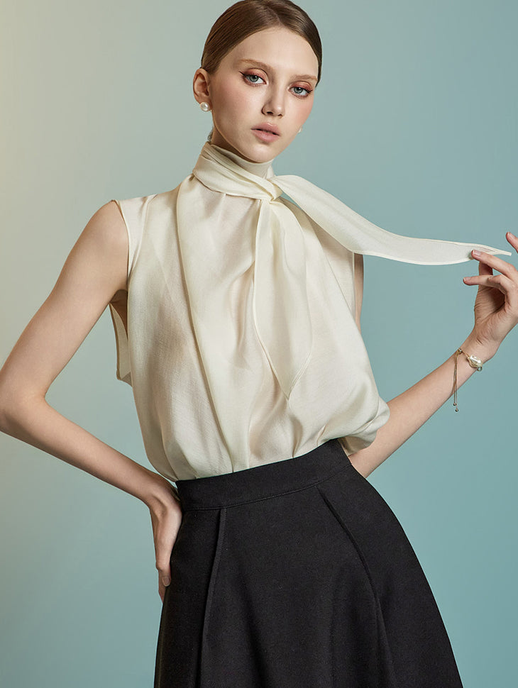 B3113 Tie Blouse