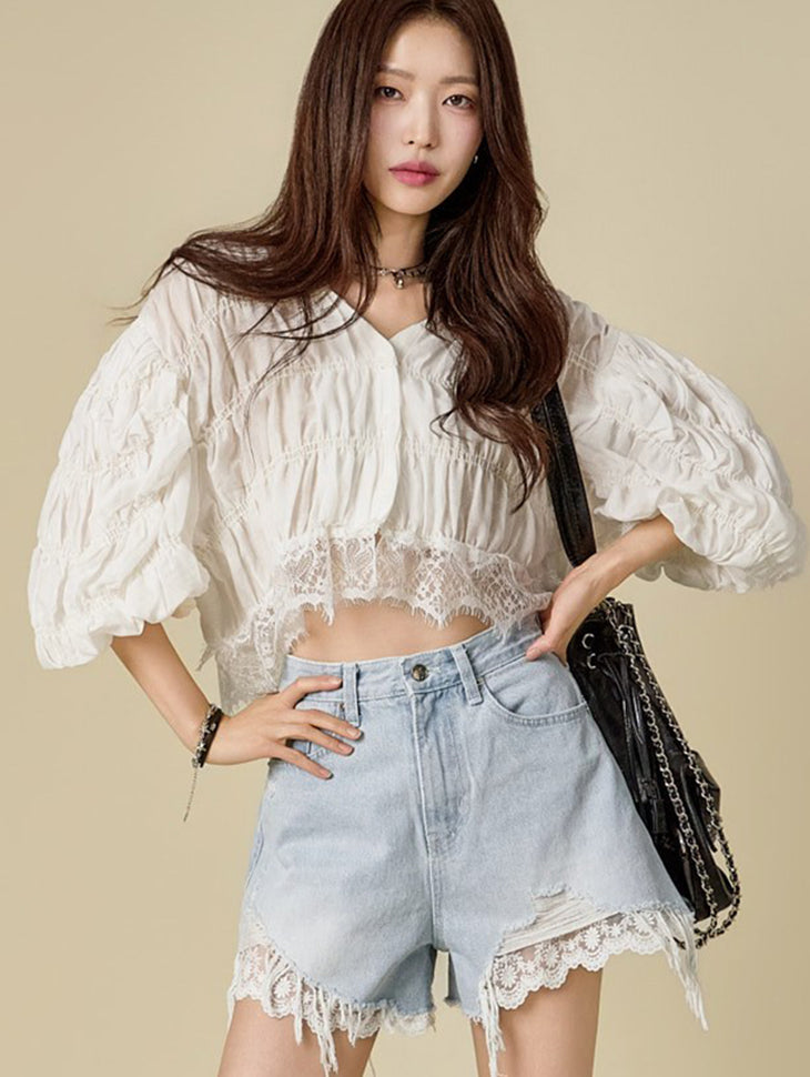 B3193 Lace Blouse