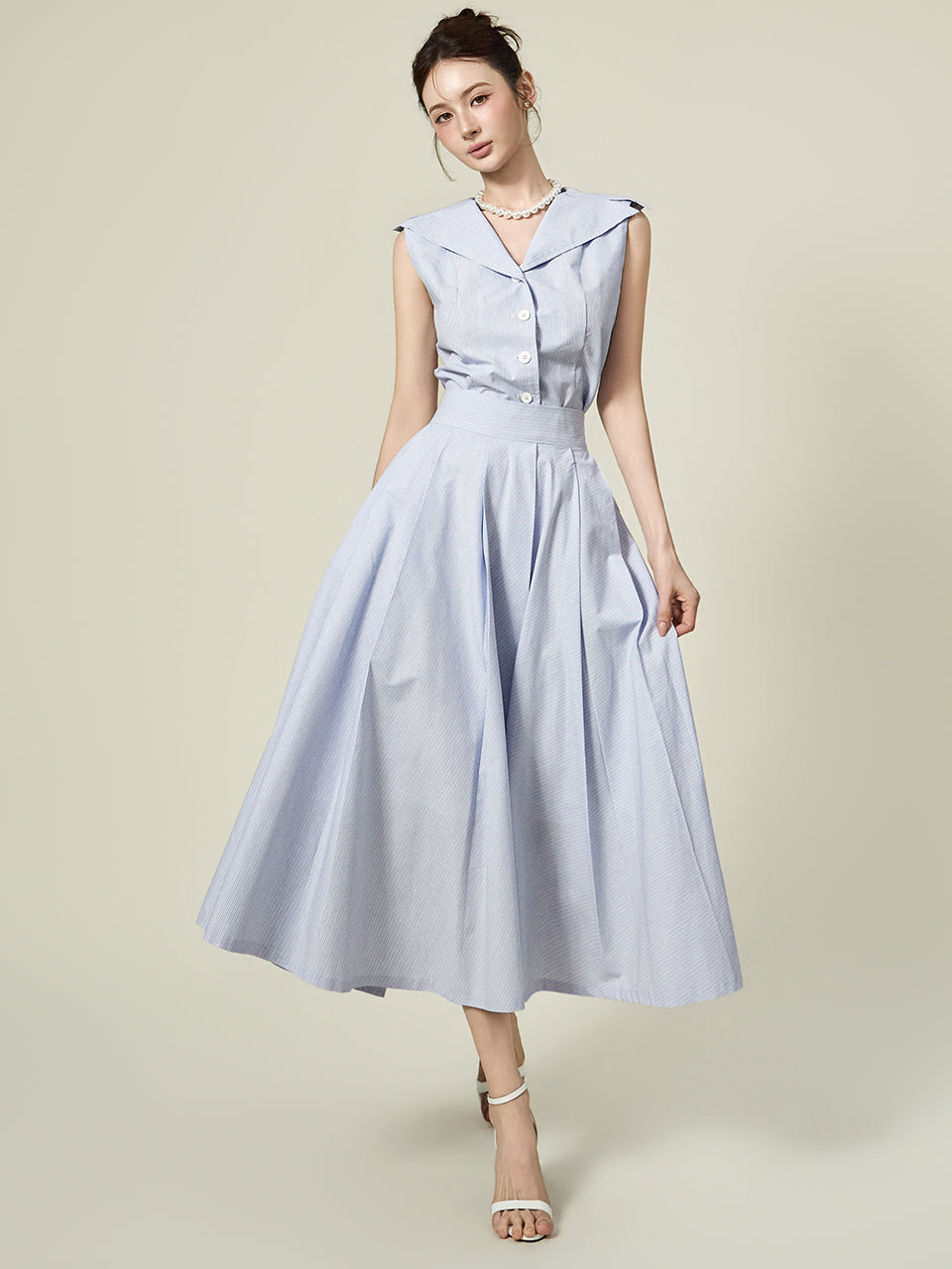 TP2429 Blouse and Skirt Set
