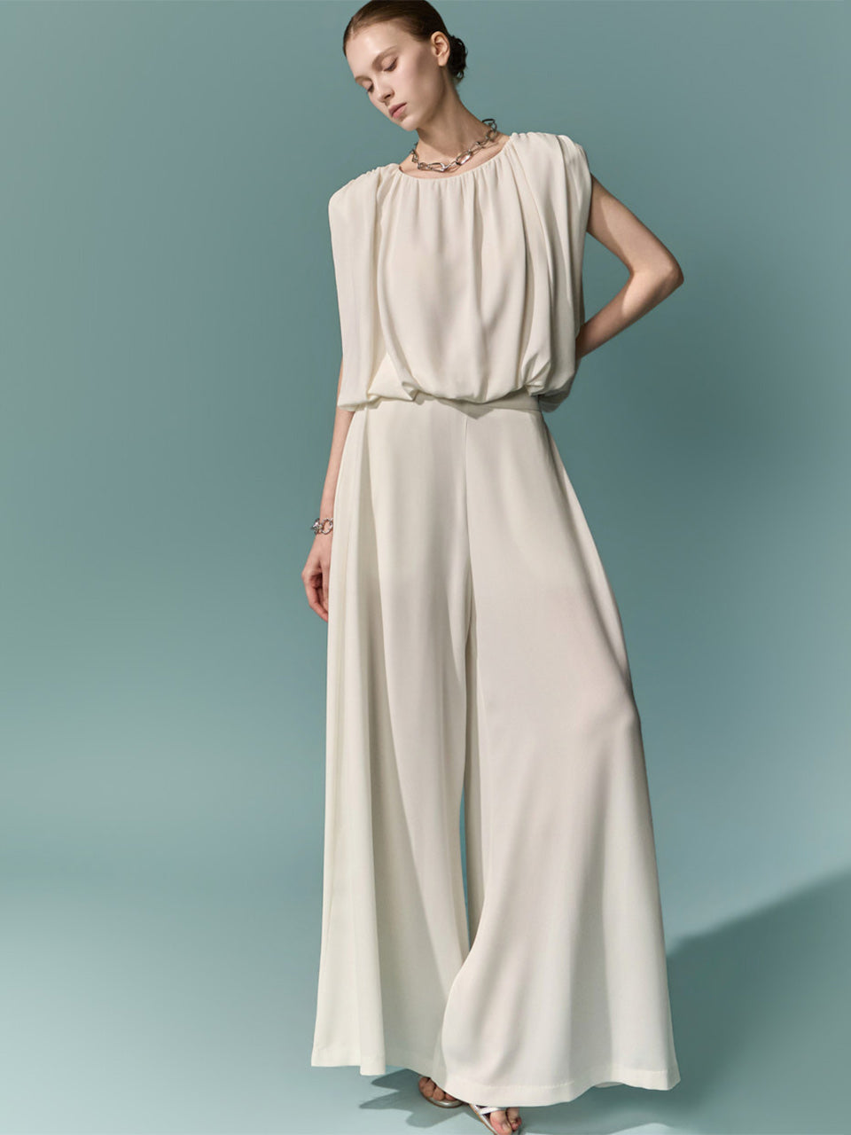 TP2431 Blouse and Slacks Set