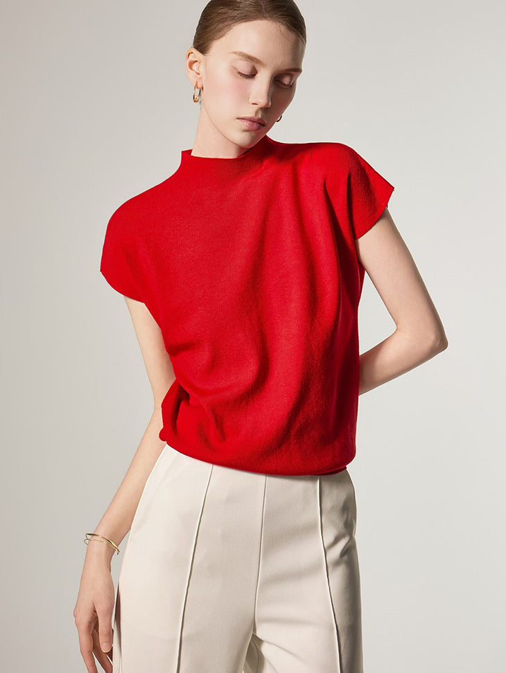 E4173 Mock Neck Knit