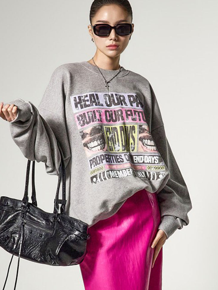 E4182 Printed Sweatshirts