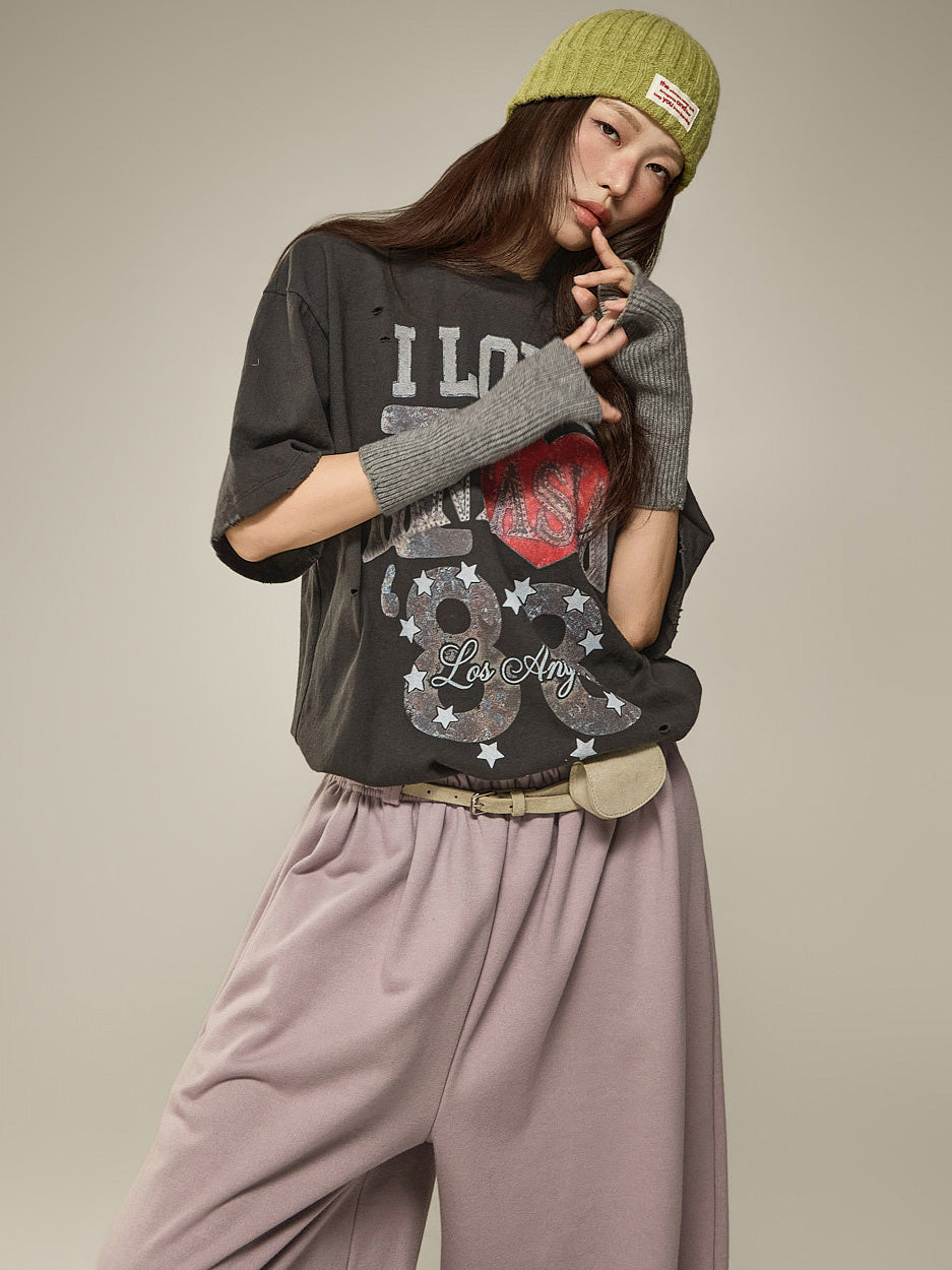 E4417 Damaged Print Top
