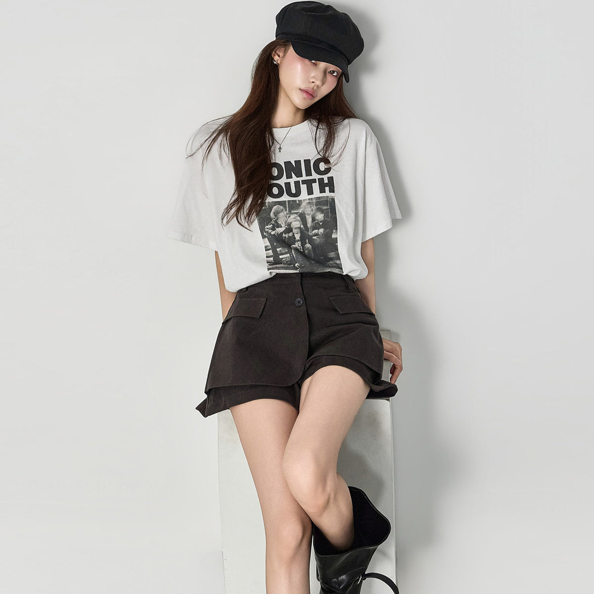 E4382 Vintage Lettering Top