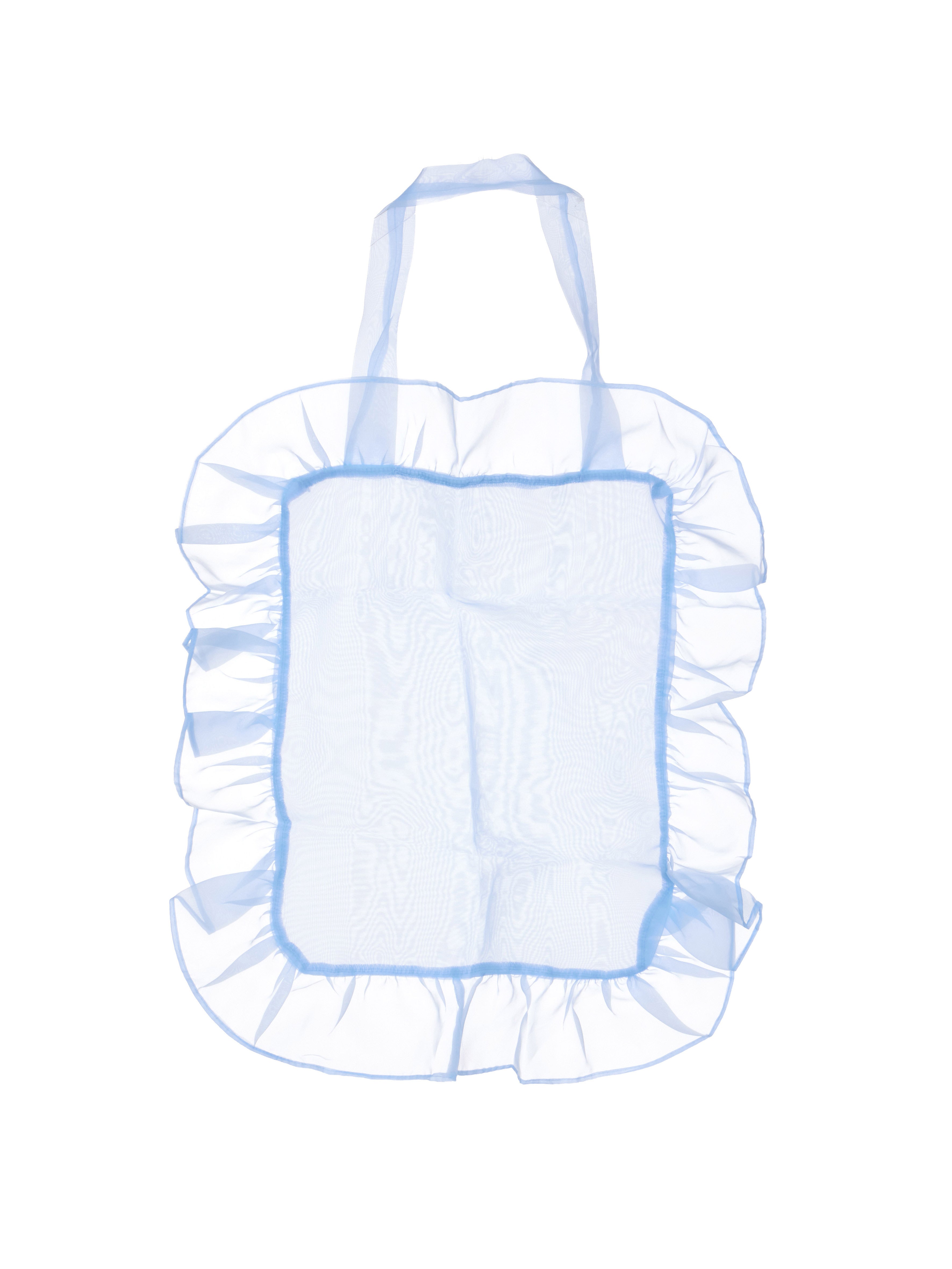 A-1749 Frill Sheer Beach Bag
