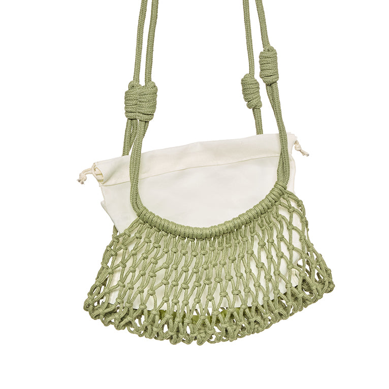 A-1853 Net Crossbody Bag