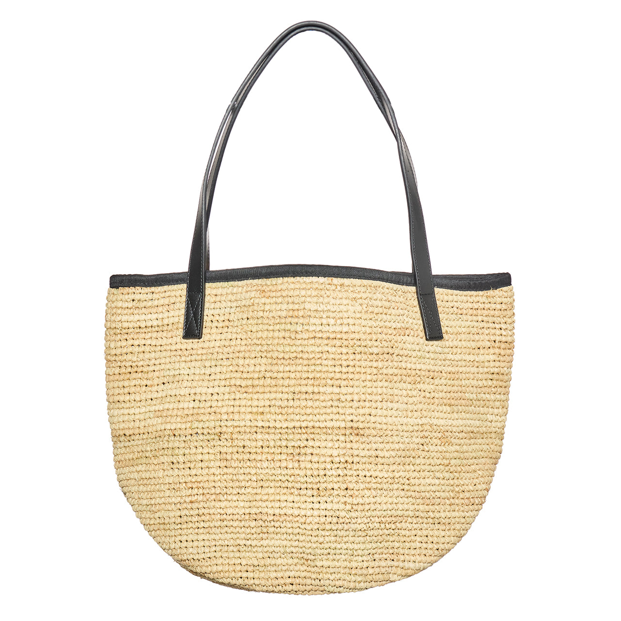 A-1860 Raffia Basket Shoulder Bag