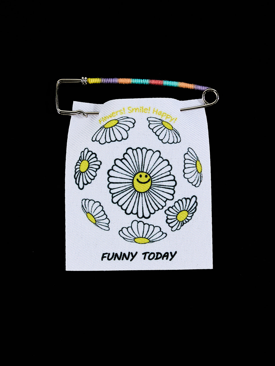 AB-192 Rainbow Label Brooch