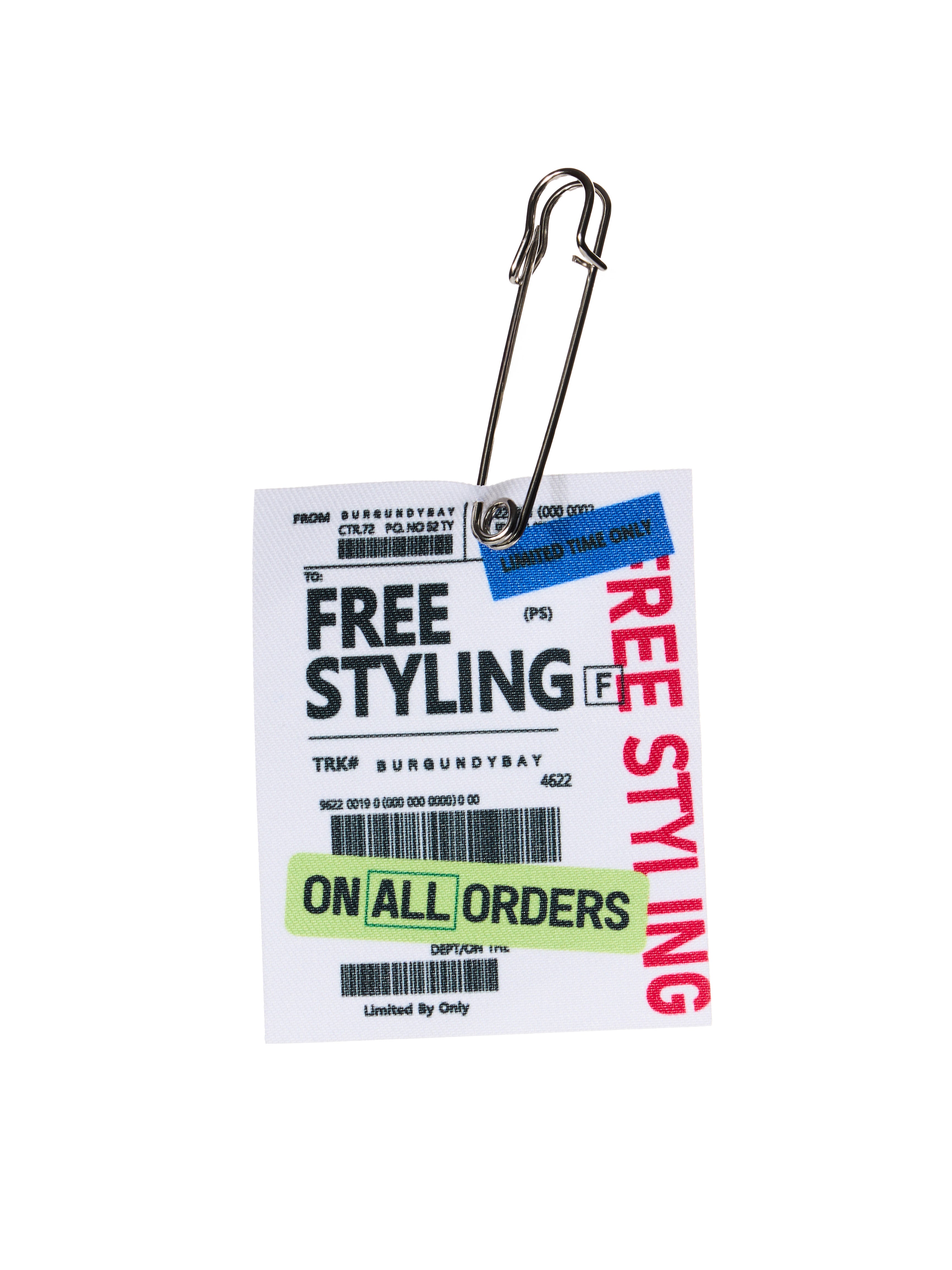 AB-197 Clip Label Brooch