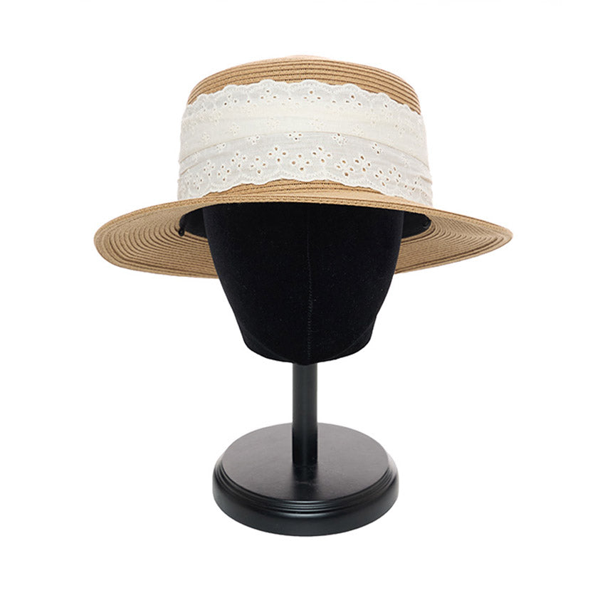AC-906 Lace Straw Hat