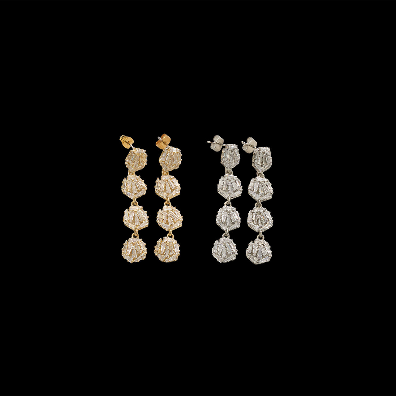 AJ-6654 Earrings (Post Silver 925)