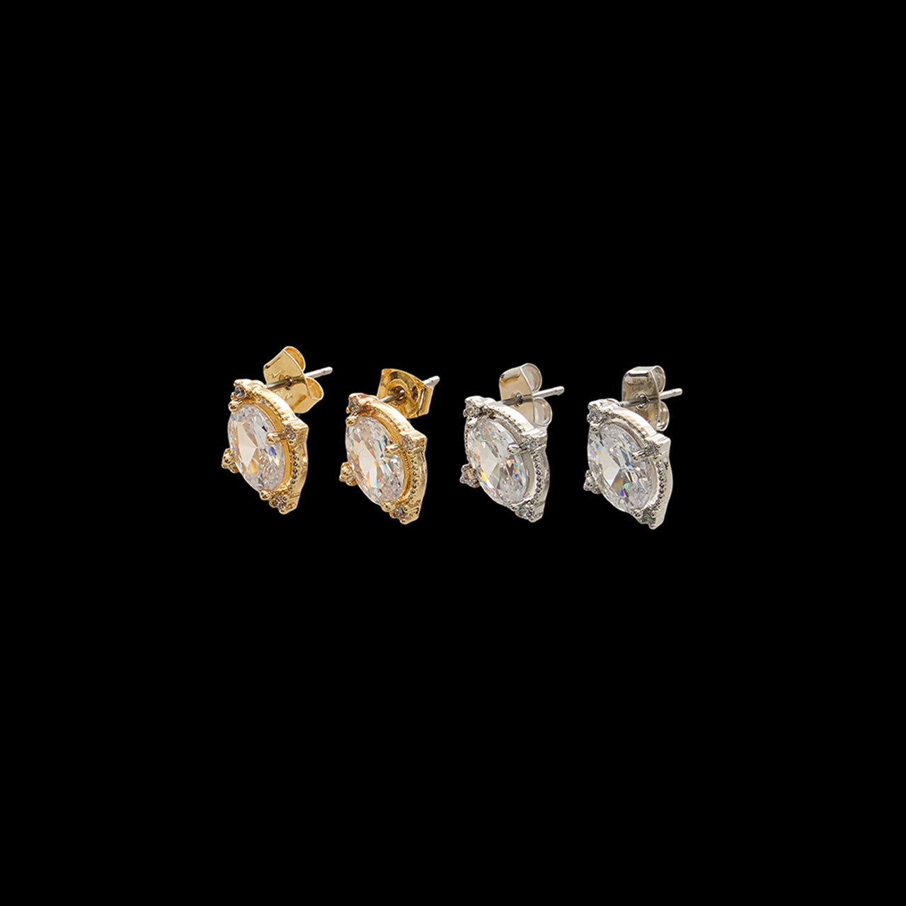 AJ-6655 Earrings (Post Silver 925)