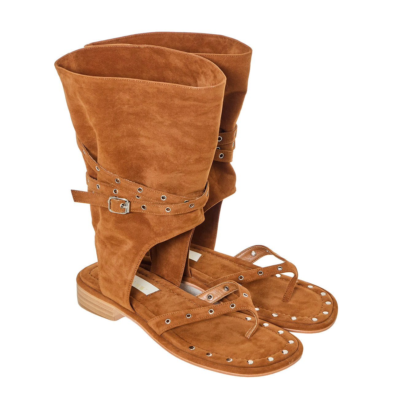 AR-3575 Suede Studded Gladi Sandals