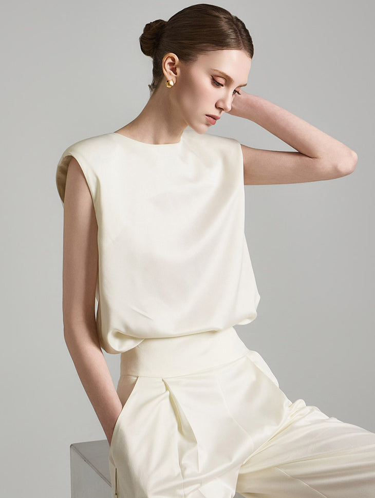 B2932 Satin blouse