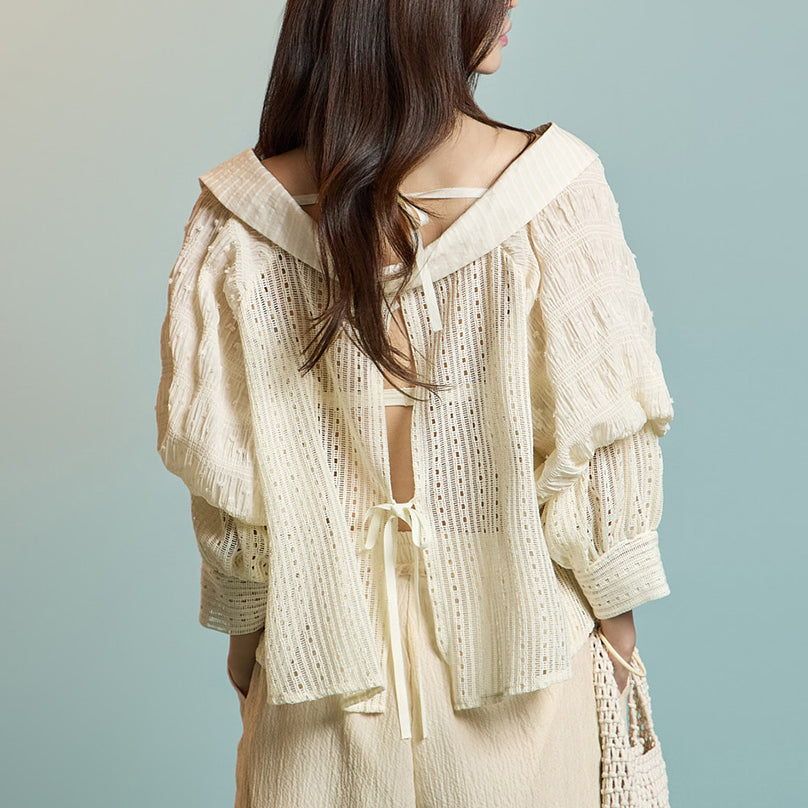 B3099 Sheer Blouse
