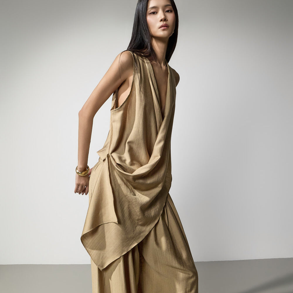 B3230 Wrap Drape Blouse