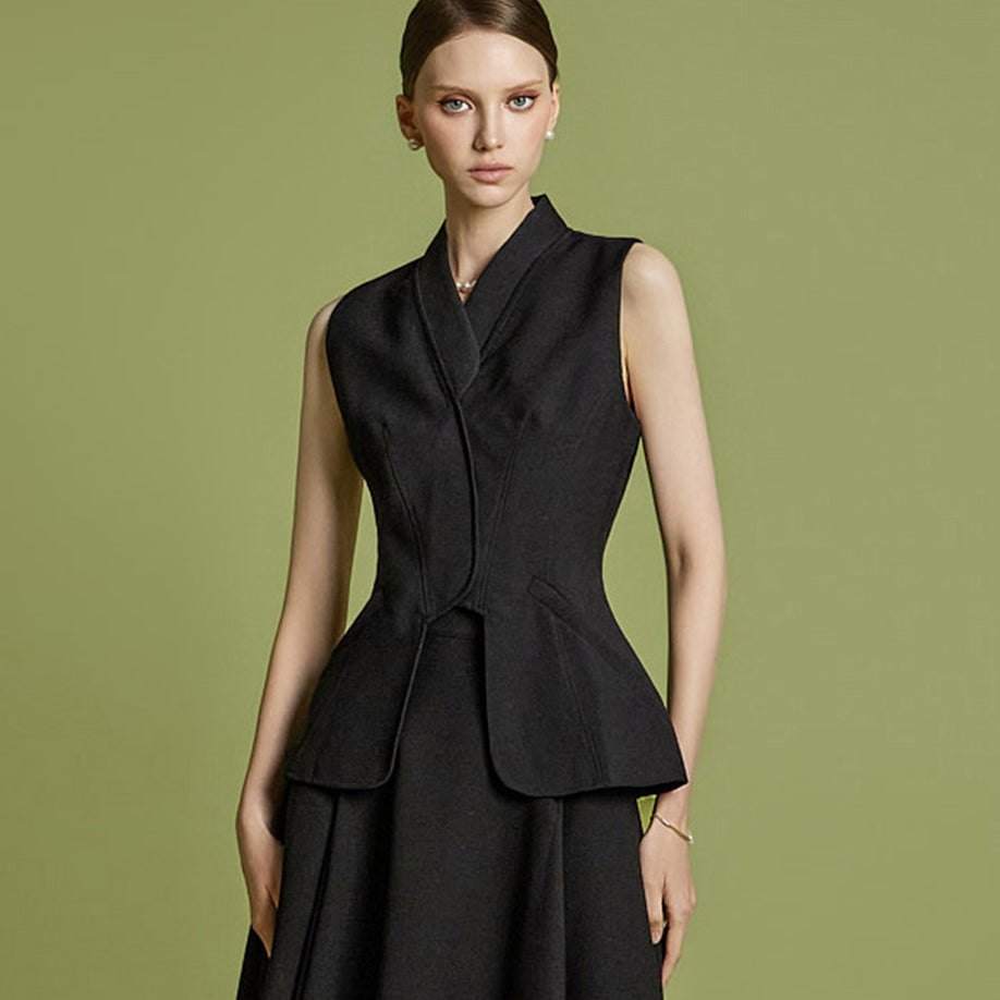 B9182 Vest Blouse