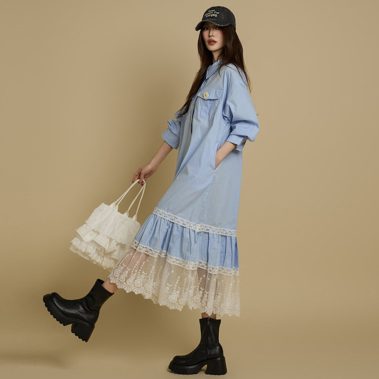 D5219 Lace Dress