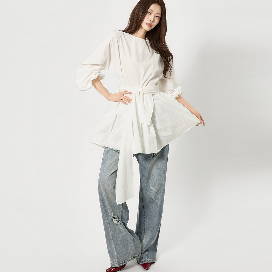 D5485 Strap Layered Dress